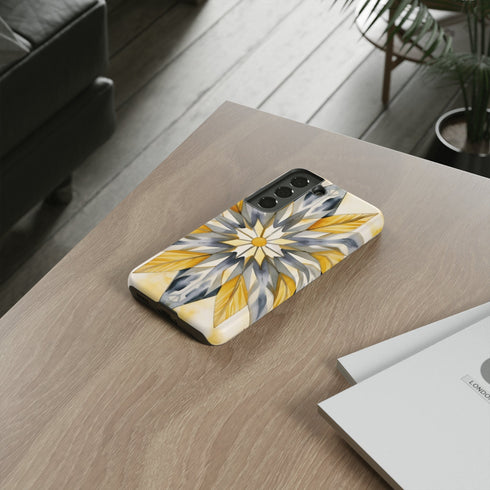 Sunshine Bloom Mosaic - Impact Resistant Phone Case